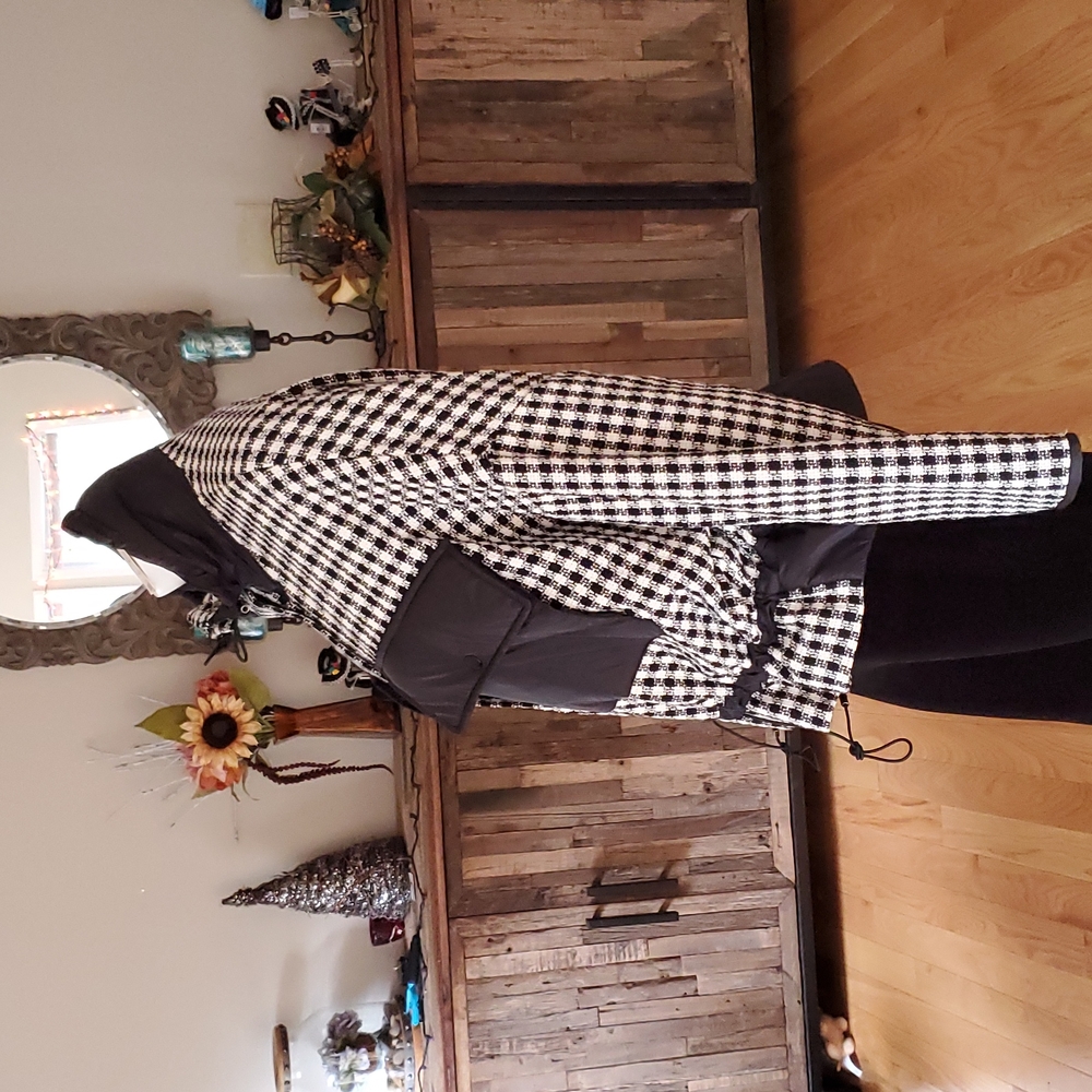 Zara Contrasting Tweed Jacket - Picture 9 of 16